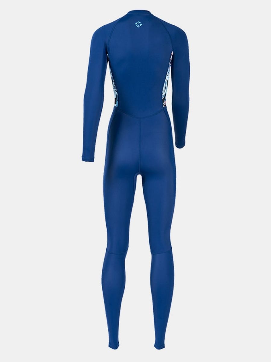 Lycra Diveskin For Women Front Zip One-piece Long Sleeve Full Wetsuit - Image 11