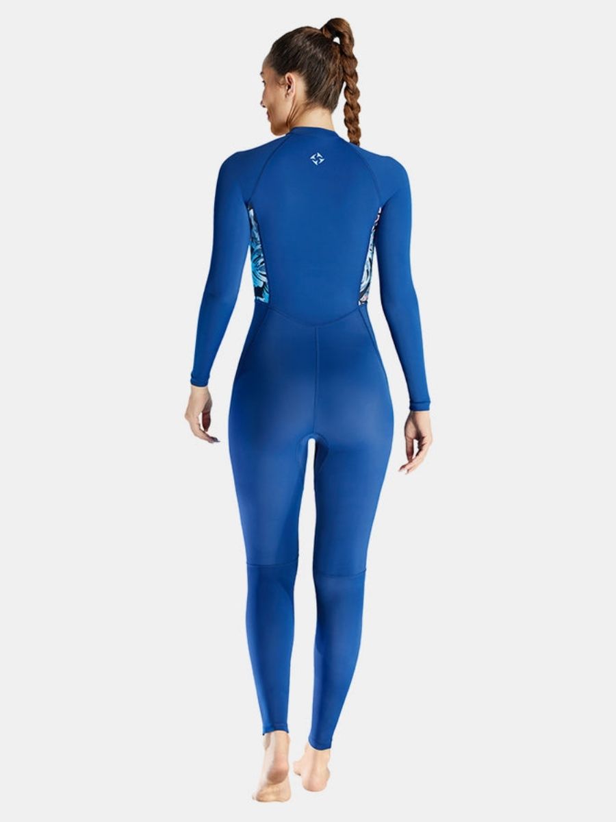 Lycra Diveskin For Women Front Zip One-piece Long Sleeve Full Wetsuit - Image 2