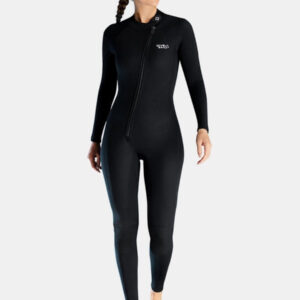 1.5mm Oblique Front Zipper Warm Surfing One-Piece Cold-Proof Full Wetsuit For Women