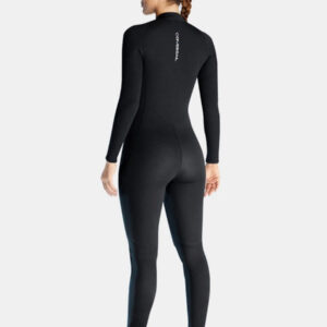 Alternative view of 1.5mm Oblique Front Zipper Warm Surfing One-Piece Cold-Proof Full Wetsuit For Women