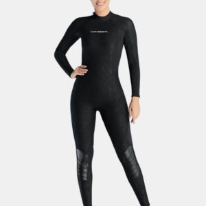 1.5mm Women's Back Zipper One-Piece Warm And Cold-Proof Full Wetsuit