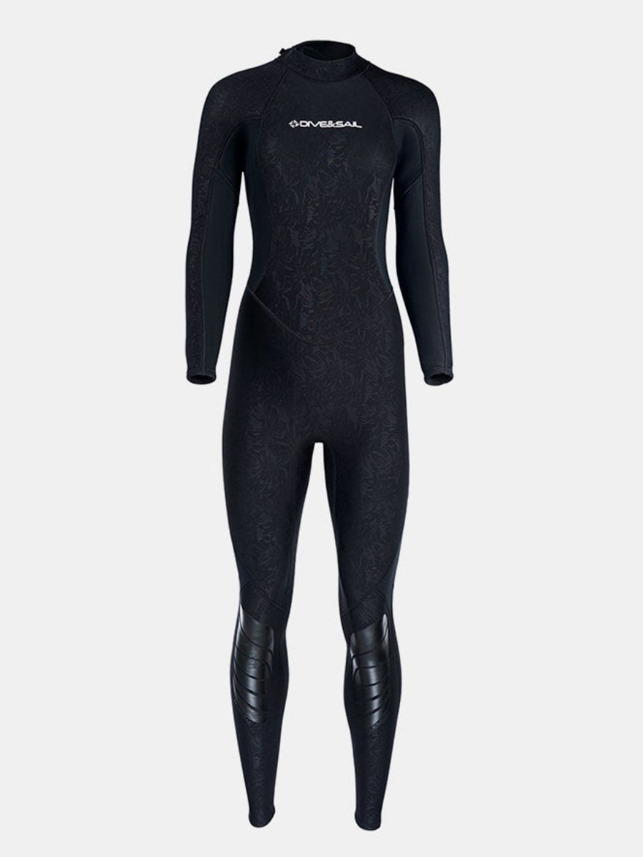 1.5mm Women's Back Zipper One-Piece Warm And Cold-Proof Full Wetsuit - Image 12