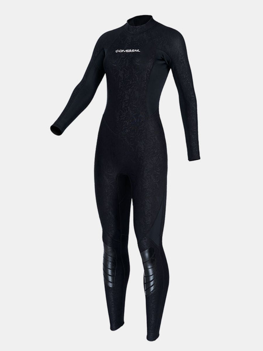 1.5mm Women's Back Zipper One-Piece Warm And Cold-Proof Full Wetsuit - Image 10