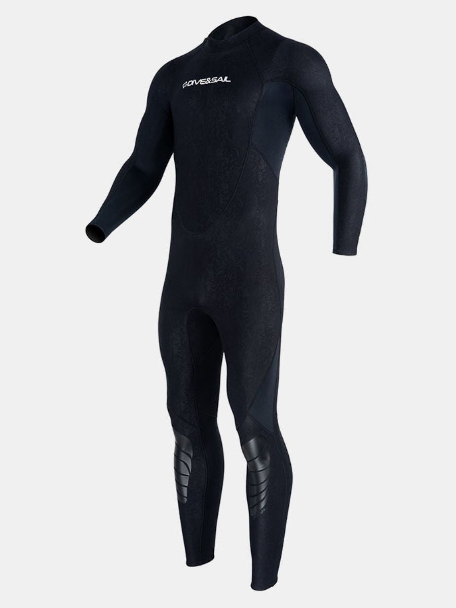 1.5mm Men's Back Zipper One-Piece Warm And Cold-Proof Full Wetsuit - Image 10