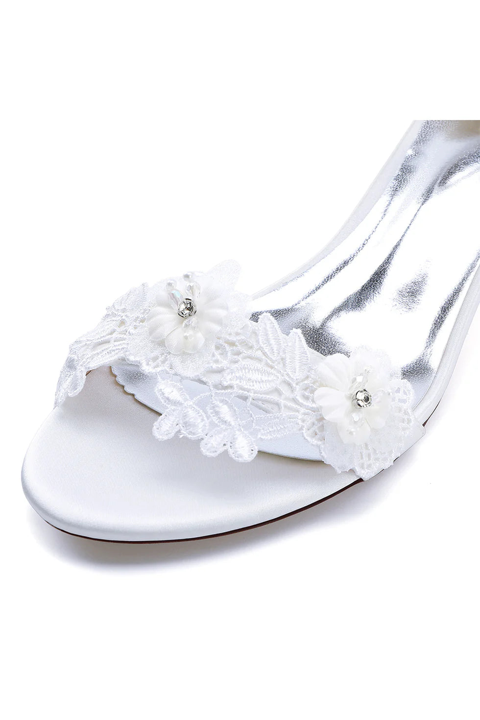 Floral-Embellished Block-Heel Sandal - Image 4