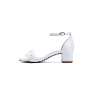 Alternative view of Floral-Embellished Block-Heel Sandal